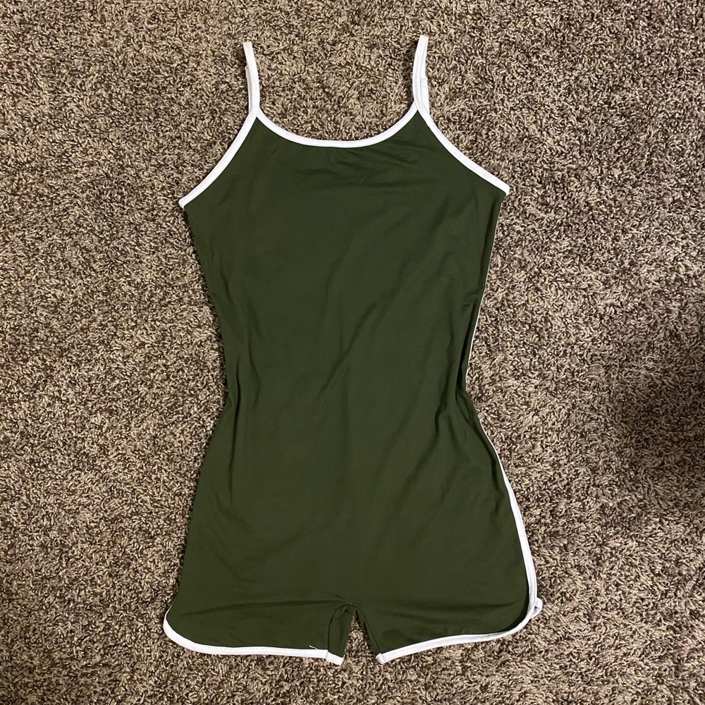 Fashion nova olive romper